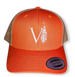 Orange / Khaki Snapback Trucker Hats