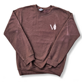 Chocolate Brown + Red/Yellow Gradient Crews