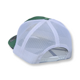 Evergreen/White Snapback Trucker Hats