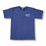 Youth Campbell River Fishing Tee - Navy Blue
