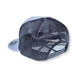Campbell River Grey/Black Snapback Flat-Brimmed Hats