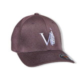 Brown Structured Flexfit Hats