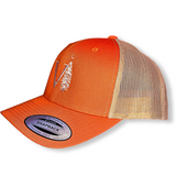 Orange / Khaki Snapback Trucker Hats