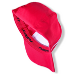 Red / White Structured Flexfit Hats