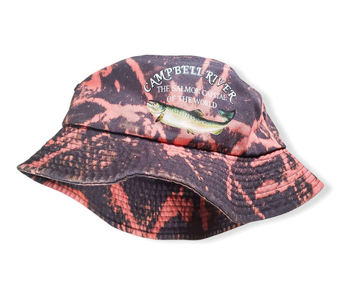Campbell River Grey Bleached Bucket Hats