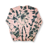 Light Pink Tie Dyed + Silver Crews