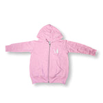 Pink + White Toddler Hoodies