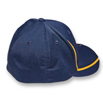 Navy / Yellow Structured Flexfit Hats