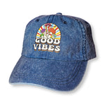 Goodvibes Dark Blue Dad Hats