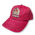 Goodvibes Red Dad Hats