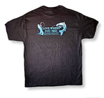 Black + White/Blue Gradient Love Where You Fish Tees