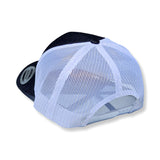 Campbell River Black/White Snapback Trucker Hats