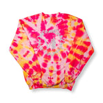 Pink Tie Dyed (Pink/Yellow) + Silver Crews