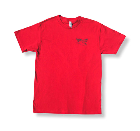 Campbell River Fishing Tee - Red