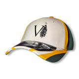 Green/Yellow/White Structured Flexfit Hats