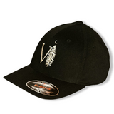 Black Structured Youth Flexfit Hats