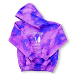 Youth Purple Bleached + White Hoodies