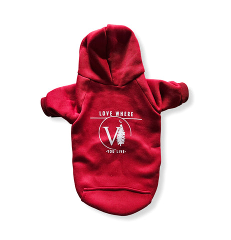 Red Pet Hoodies