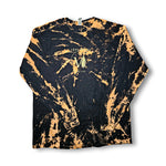 Black Bleached + Gold Longsleeves