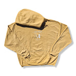 Old Gold Plain Hoodie + White