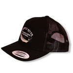 Campbell River Black Snapback Trucker Hats
