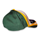 Green/Yellow/White Structured Flexfit Hats