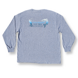 Love Where You Fish Longsleeve - Light Grey