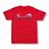 Campbell River Fishing Tee - Red