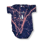 Navy Bleached Infant Onesies