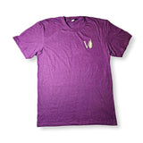 Eggplant + Gold Tees