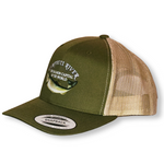 Campbell River Olive Green / Khaki Snapback Trucker Hats