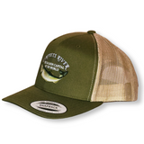 Campbell River Olive Green / Khaki Snapback Trucker Hats
