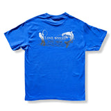 Love Where You Fish Tee - Royal Blue