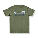 Love Where You Fish Tee - Military Green