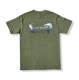 Love Where You Fish Tee - Military Green
