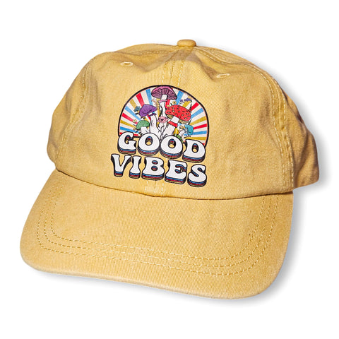 Goodvibes Yellow Dad Hats