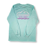 Turquoise + White/Purple Gradient Longsleeves