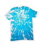Turquoise Bleached + Black/Silver Tees